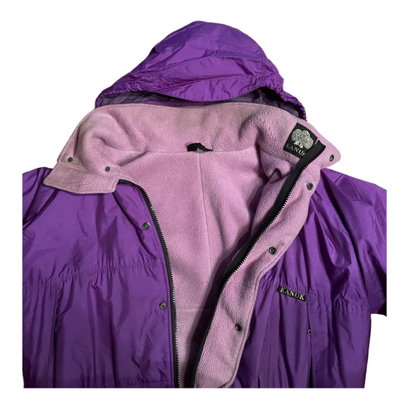 Vintage kanuk women’s winter jacket purple size : 5 - Picture 5 of 12
